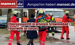 Hamburg’da özel yüzme havuzunda klor gazı sızıntısı: Bir kişi hastaneye kaldırıldı