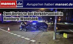 Hamburg Wandsbek’te Trafik Kazası: İki Kişi Yaralandı