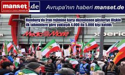 Hamburg’da İran Rejimine Karşı Gösteri: 5 Bine Yakın Katılımcı