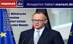Merz: “İran’da askeri müdahaleyle siyasi değişimin mümkün olup olmadığını bilmiyoruz”