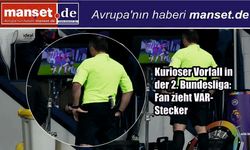Bundesliga 2’de ilginç olay: Taraftar sahaya girip VAR monitörünün fişini çekti