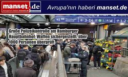 Hamburg Merkez İstasyonu’nda Geniş Operasyon: Silahlar Ele Geçirildi, 1000’den Fazla Kişi Kontrol Edildi
