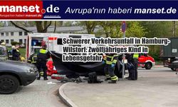 Hamburg-Wilstorf’ta Ağır Kaza: 12 Yaşındaki Çocuk Hayati Tehlike Altında