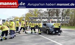 Pattenser Spitze’de Ağır Trafik Kazası: Üç Kişi Yaralandı