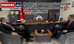 Hamburg’da 23 Nisan’da 9 yaşındaki Başkonsolos Azra Sarıer’den anlamlı mesaj