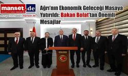 Ağrı’nın Ekonomik Geleceği Masaya Yatırıldı: Bakan Bolat’tan Önemli Mesajlar