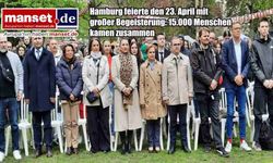 Hamburg’da 23 Nisan coşkusu