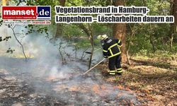 Hamburg-Langenhorn’da bitki örtüsü yangını – Söndürme çalışmaları sürüyor