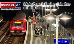 Hamburg’da S-Bahn arızası: Yolcular raylar üzerinde tahliye edildi