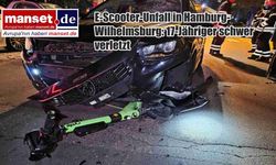 Hamburg-Wilhelmsburg’da Elektrikli Scooter Kazası: 17 Yaşındaki Genç Ağır Yaralandı