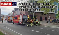 Elmshorn'da büyük çaplı itfaiye operasyonu