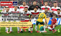 A Millî Futbol Takımı, Avustralya maçında sahadan 2-0 mağlup ayrıldı