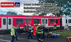 Sülldorf’taki Sieversstücken Hemzemin Geçidinde Yeni Kaza: Bisikletliye S-Bahn Treni Çarptı