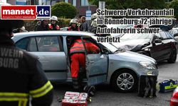 Rönneburg’da Ağır Yaralanmalı Trafik Kazası: 72 Yaşındaki Sürücü Araçta Sıkıştı