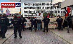 Hamburg’da AfD Etkinliğine Karşı Protesto: Yüzlerce Kişi Şehir Merkezinde Toplandı