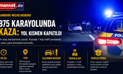 B75 Karayolunda Gece Kazası: Araç Bariyerlere Çarptı, Yol Kısmen Trafiğe Kapatıldı