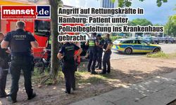 Hamburg'da Sağlık Görevlisine Saldırı: Hasta Polis Eşliğinde Hastaneye Kaldırıldı