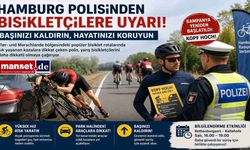 Hamburg Polisinden Yarış Bisikletçilerine Uyarı: "Başınızı Kaldırın, Hayatınızı Koruyun"