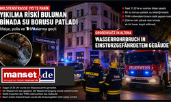 Hamburg'da Yıkılma Riski Taşıyan Binada Su Borusu Paniği