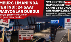 Hamburg Limanı’nda Şalter İndi: 24 Saatlik Uyarı Greviyle Operasyonlar Durdu