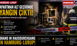 Hamburg-Lurup’ta Apartman Alt Geçidinde Yangın: Kundaklama Şüphesi