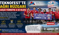TEKNOFEST’te Ağrı’nın Gururu: AİÇÜ Takımı Türkiye İkincisi Oldu