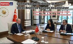 Cumhurbaşkanı Erdoğan, DEM Parti İmralı Heyeti ile Beştepe’de Görüşüyor