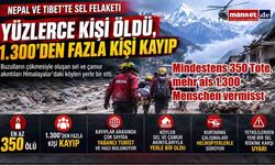 Nepal ve Tibet’te Sel Felaketi: En Az 350 Ölü, 1.300’den Fazla Kayıp