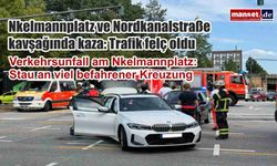 Nkelmannplatz ve Nordkanalstraße kavşağında kaza: Trafik felç oldu