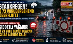 Starkregen legt B 73 in Hamburg-Harburg lahm – Straße zeitweise überflutet