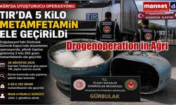 Ağrı’da Uyuşturucu Operasyonu