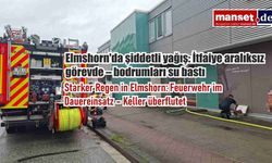 Elmshorn'da şiddetli yağış: İtfaiye aralıksız görevde – bodrumları su bastı