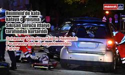 Heimfeld’de kafa kafaya çarpışma: Sıkışan sürücü itfaiye tarafından kurtarıldı