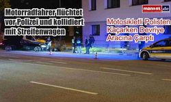 Motorradfahrer flüchtet vor Polizei und kollidiert mit Streifenwagen