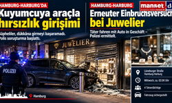Hamburg-Harburg’da kuyumcuya araçlı hırsızlık girişimi