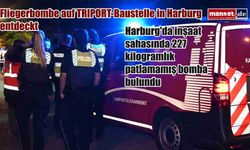 Harburg'da inşaat sahasında 227 kilogramlık patlamamış bomba bulundu