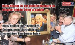 Heinz Hoenig, 75. yaş gününü Hamburg’un efsanevi mekânı Zwick’te kutladı