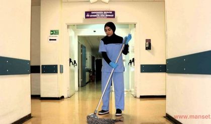 Temizlik personeli olarak çalıştığı hastanenin tıp fakültesini kazandı