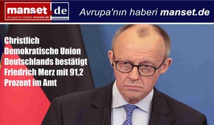 Hristiyan Demokrat Birlik kongresinde Friedrich Merz’e yüzde 91,2 destek