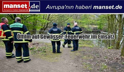 Su Yüzeyinde Petrol Sızıntısı: İtfaiye Hızla Müdahale Etti