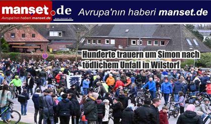 Wilstorf’ta Hayatını Kaybeden Simon İçin Yüzlerce Kişi Yas Tuttu