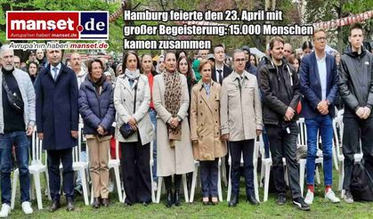 Hamburg’da 23 Nisan coşkusu