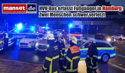 HVV otobüsünün çarpması sonucu iki kişi ağır yaralandı.