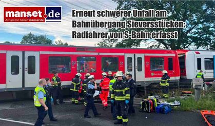 Sülldorf’taki Sieversstücken Hemzemin Geçidinde Yeni Kaza: Bisikletliye S-Bahn Treni Çarptı