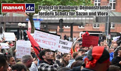 Hamburg’da Sazan Adası ve Vlora İçin Protesto: Yüzlerce Kişi Kıyıların Korunmasını Talep Etti
