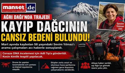 Ağrı Dağı'nda Acı Gelişme: Kayıp Dağcıyı Arayan Ekipler Bir Cansız Bedene Ulaştı