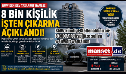 BMW’den Dev Tasarruf Hamlesi: Dünya Genelinde 8 Bin Pozisyon Kaldırılacak