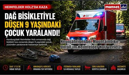 Heimfelder Holz'da Dağ Bisikleti Kazası: 9 Yaşındaki Çocuk Yaralandı
