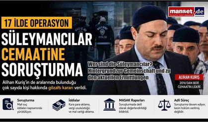 Süleymancılar Cemaatine operasyon: Alihan Kuriş gözaltına alındı