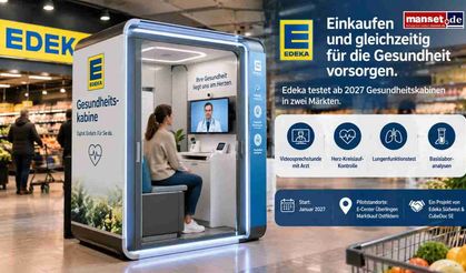 Edeka Mağazalarında Sağlık Kabini Dönemi Başlıyor